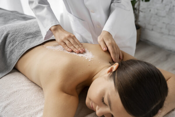 Higiene profunda de espalda o gluteos